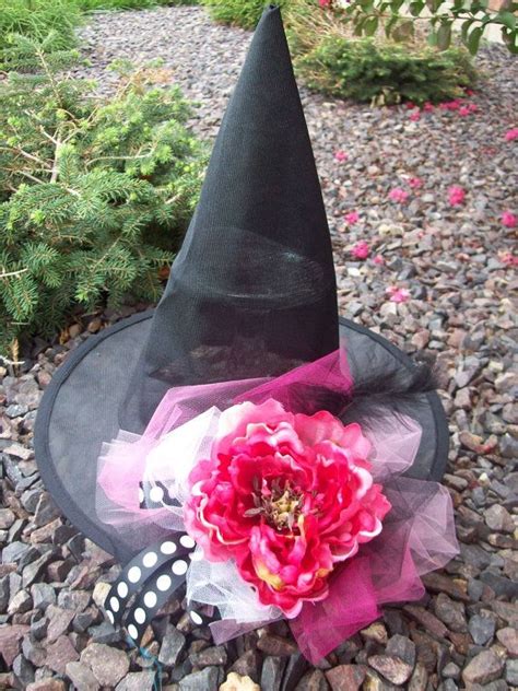 Peony pink velvet witch hat